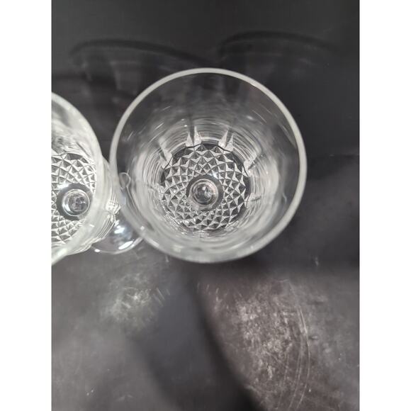 Cristal d'Arques Wine Glasses, 6.75" Longchamp , Vintage Glass Set of 2, Crystal - Picture 6 of 9